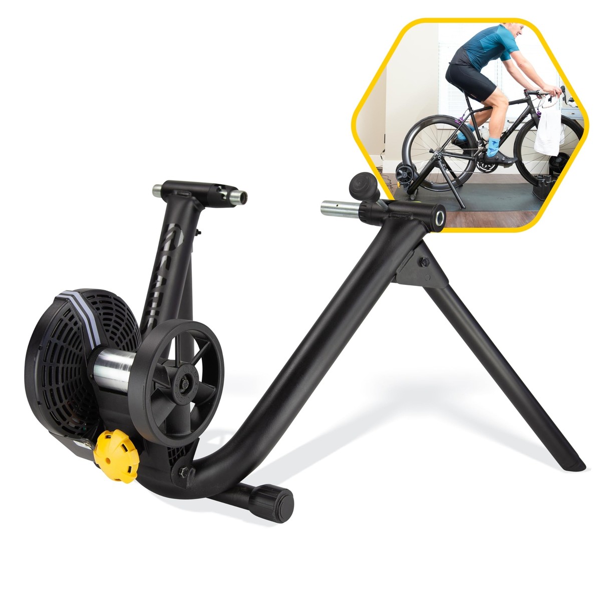Saris M2 Smart Indoor Bike Trainer, Compatible with Zwift App