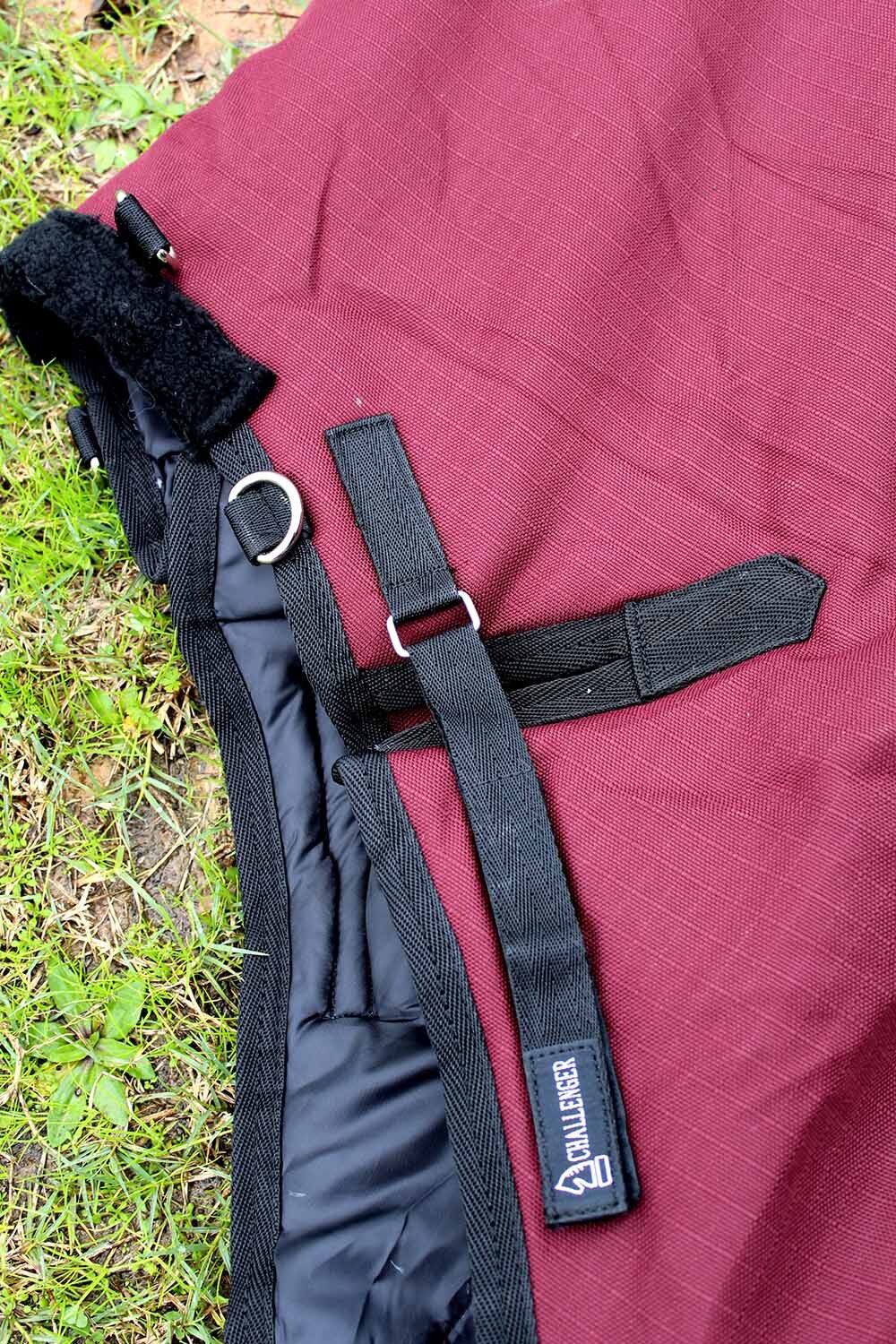78" 1200D Turnout Waterproof Horse WINTER BLANKET HEAVY WEIGHT Burgundy