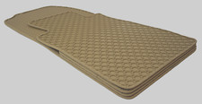 $$ Lengenfelder Gummimatten für Mercedes 190 W201 1983-1988 + BEIGE + Gummi +NEU
