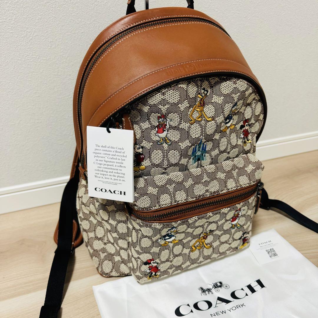 【DISNEY x COACH】 バックパック WDW 50周年 Coach X Disney Mickey & Friends Charter Backpack WDW 50th