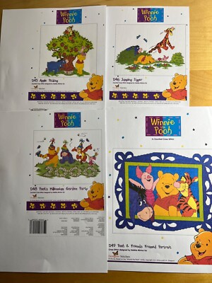 D45 D46 D48 D49 4 Winnie Pooh & Friends X-Stich-MUSTER oder AUS LISTE AUSWÄHLEN