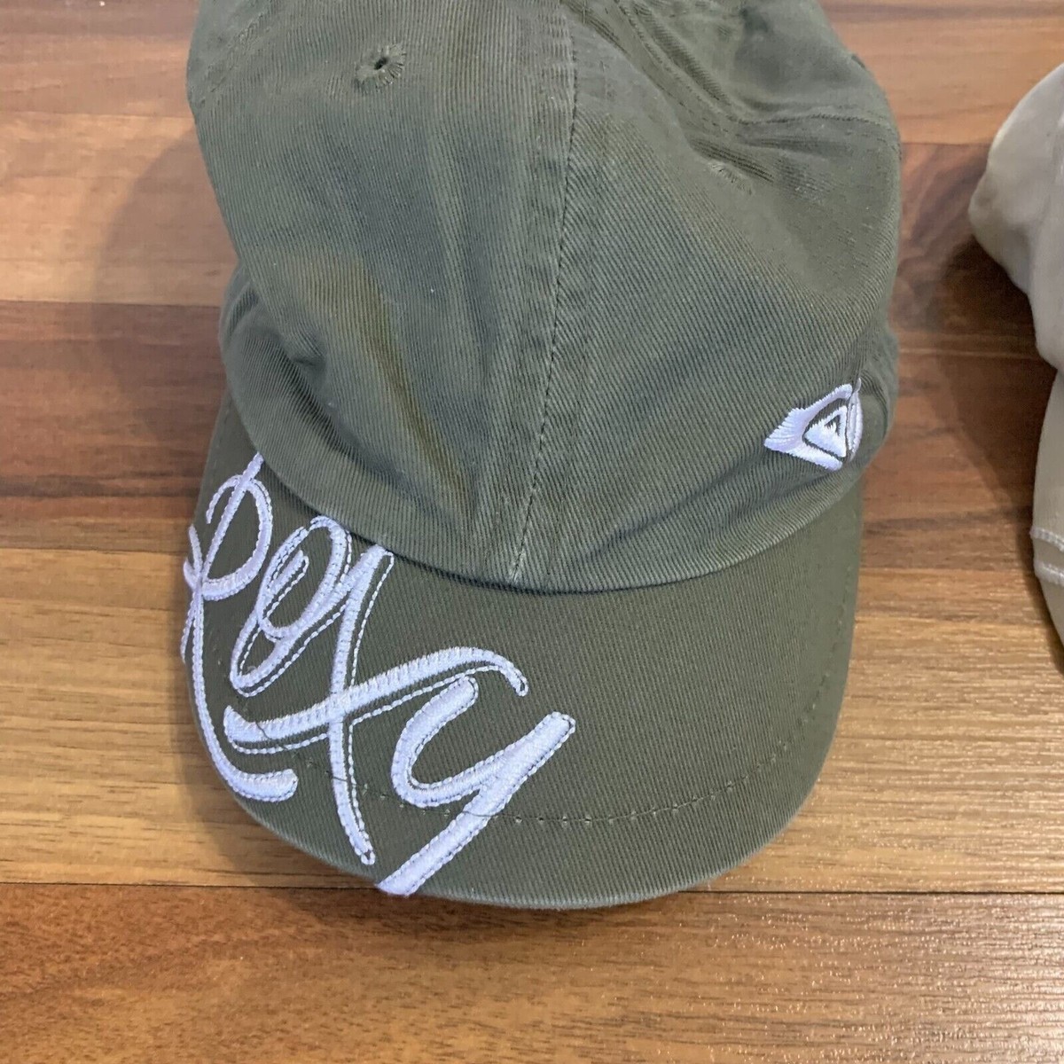 Vintage Roxy Paradise Hats Outdoor Cotton Cap Set 2 Green  display picture 1
