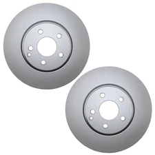 Bison Performance Set Front Coated 322mm Brake Rotors for MB W204 C207 A207 R172