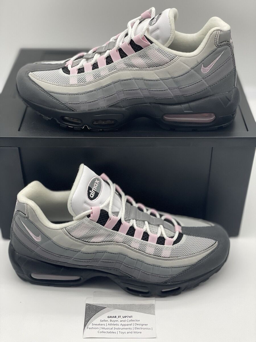 Size 10 - Nike Air Max 95 Pink Foam Grey White Pink Black Size 10 - Nike Air Max 95 Pink Foam Grey White Pink Black