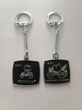 Porte clés Automobile RENAULT - PANHARD Pub ALSACIEN BANANIA Keychain Vintage 60