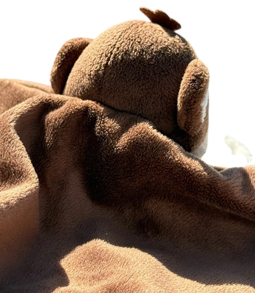 Tiddliwinks Mono Marrón Lovey Manta Peluche Soporte de Seguridad Juguete para Mascotas Foto 4 de 4