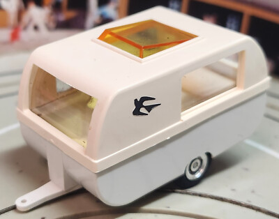 Faller AMS 5969 ~~ Wohnwagen Anhänger, 60er Jahre Spielzeug #DEZ3637