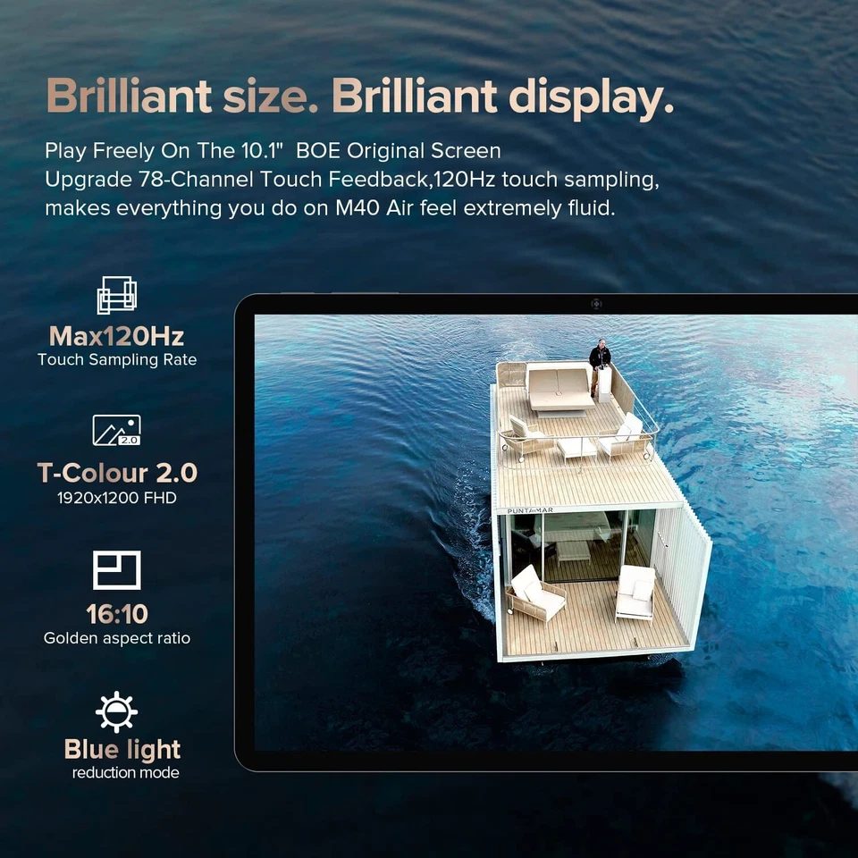 TECLAST M40 PRO 10.1" FHD 1920x1200 TABLET 8GB/ 128GB, 4G Lte Dual SIM, 7000mAh - Imagen 4 de 4