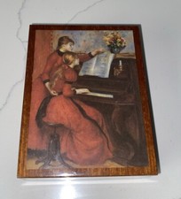 Reuge - Splendid Vintage Lacquer Wood Fur Elise Tune Music Box Made In Italy