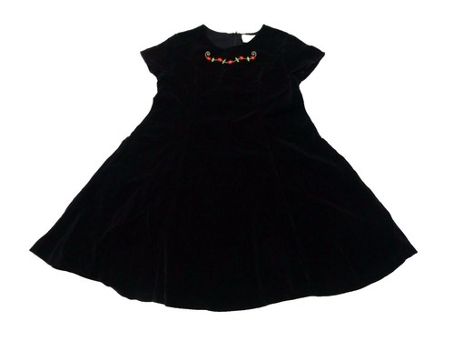 belati velvet corduroy dress with embroidered floral crest navy Belati