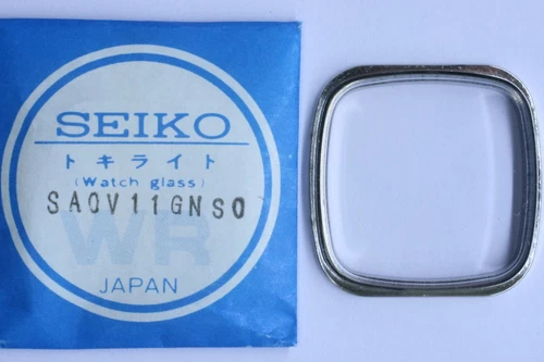 Seiko SA0V11GN S0 Vetro Crystal Glass Watch Glass Verre NOS Original for 7016-5010