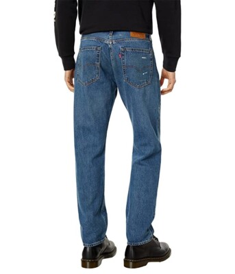 Levi's Men 551Z Authentic Straight-Fit Stonewash Jeans Blue Size