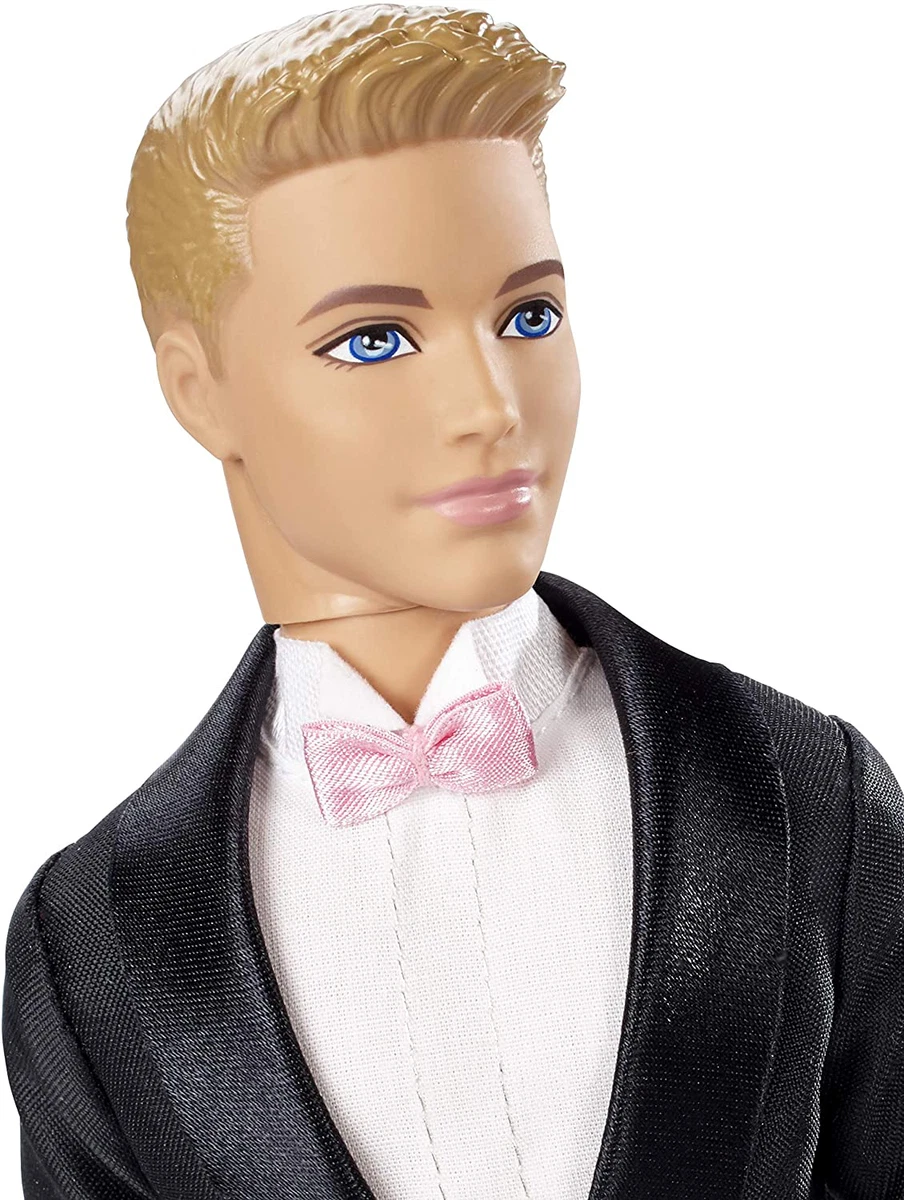 Barbie Fairytale Groom Ken Doll in Tuxedo Exclusive Brown A eBay
