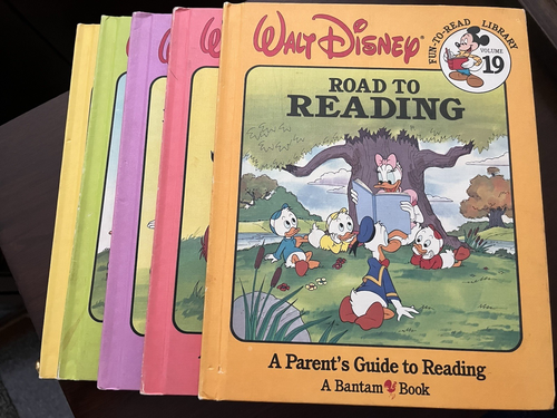 LOT of 5 Walt Disney Fun to Read 1980s books, Vols 15--19 - 第 1/10 張圖片