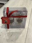 Holiday Celebrations Christopher Radko Snow globe Wine Stoppers Set of 2