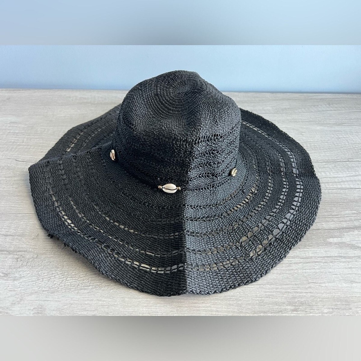 Steve Madden Open-Weave Wide-Brim Hat | eBay display picture 3