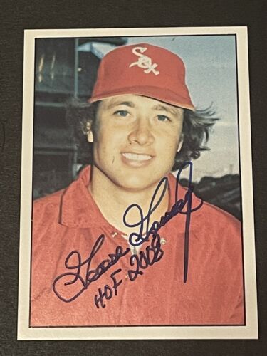RICH GOOSE GOSSAGE ~ 1975 SSPC Inschrift "HOF 2008" signed Autogramm ~ WHITE SOX