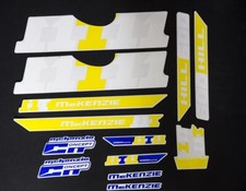 Fahrrad DEKOR Satz Aufkleber Rahmen Schriftzug Sticker MCKENZIE Decal Label