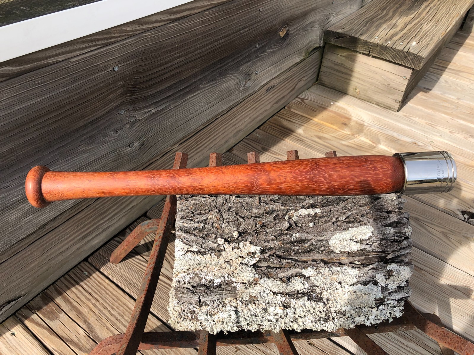 PROTO 36MM SOCKET HEAD ON A CUSTOM MADE WOODEN BAT HANDLE BY JESSE REED