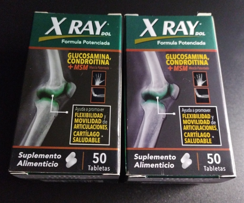 X Ray High Potency Joint Health Glucosamine 1500mg, Chondroitin 300mg Lot of 2