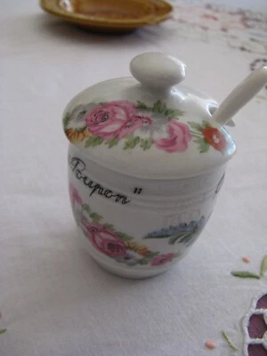 Pot à moutarde Grey-Poupon - Porcelaine de Paris - Photo 1/4