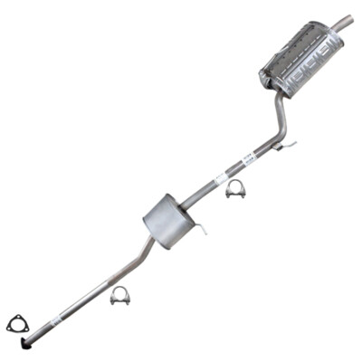 Stainless Resonator Muffler Exhaust Pipe fits: 2006-2007 Honda Accord 2.4L Sedan