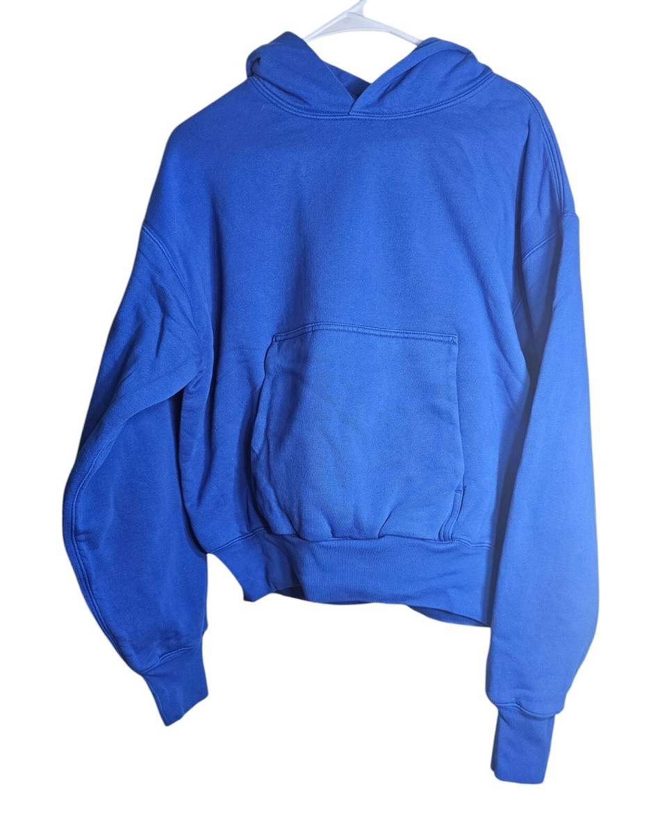 YZY x GAP Yeezy Perfect Double Layered Hoodie Mens Small Blue New