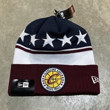 Cleveland Cavaliers New Era Beanie 2018 Tip Off Cuffed Knit Hat Wine/Blue Stars