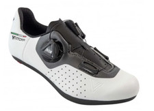Scarpa Bici Corsa Strada Bambino Vittoria Cycling Alisè MTB Kid Bianco-Nero