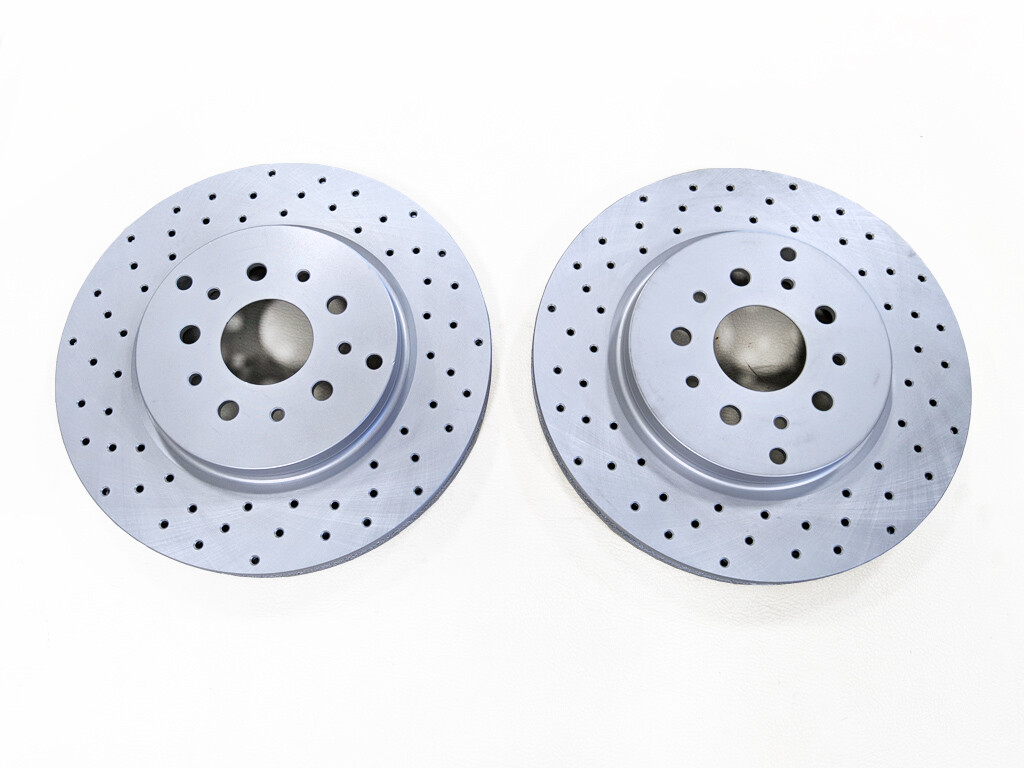 Maserati GranTurismo GranCabrio Quattroporte Rear Rotors 228411 awitalian.com