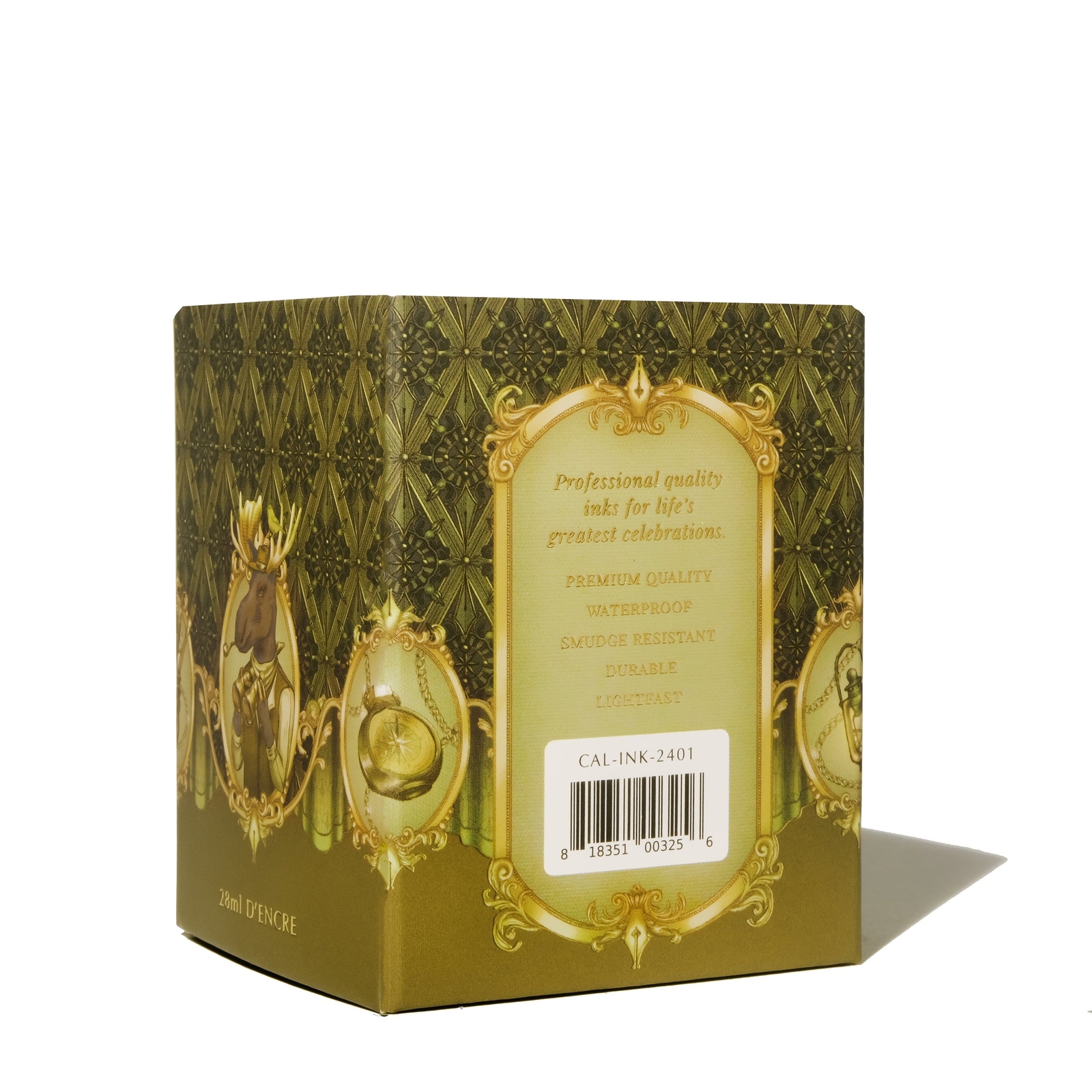 Ferris Wheel Press Juniper Moss 28ml Shimmering Calligraphy Ink