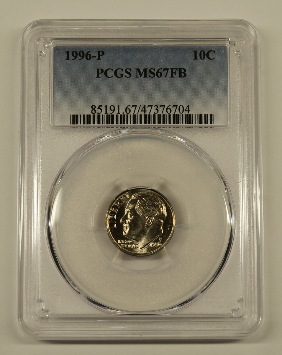 1996 P Roosevelt Dime PCGS MS67FB Free Shipping | eBay
