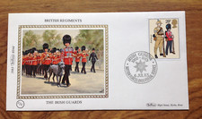 GB QEII Benham Silk FDC Irish Guards , British Forces  Handstamp 1983