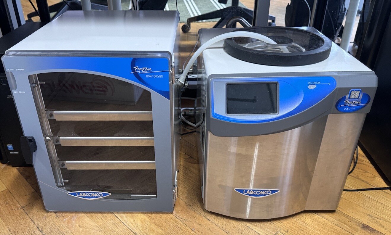 Labconco Freezone 2.5L 50C Benchtop Freeze Dryer, Vac Pump 117 & Tray Dryer eBay