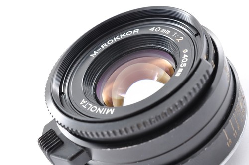 Late Minolta M Rokkor 40mm F2 Lens Leica M Mount for CL CLE From JAPAN N MINT+++ - Picture 9 of 12