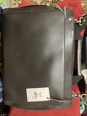Jack Spade Split Brief Black Leather