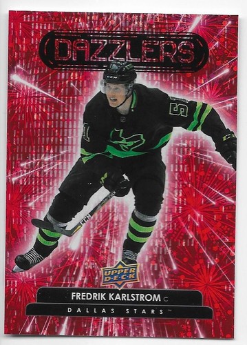 22/23 UPPER DECK SERIES 2 DAZZLERS RED Hockey (#DZ51-DZ100) U-Pick From List - Picture 4 of 21
