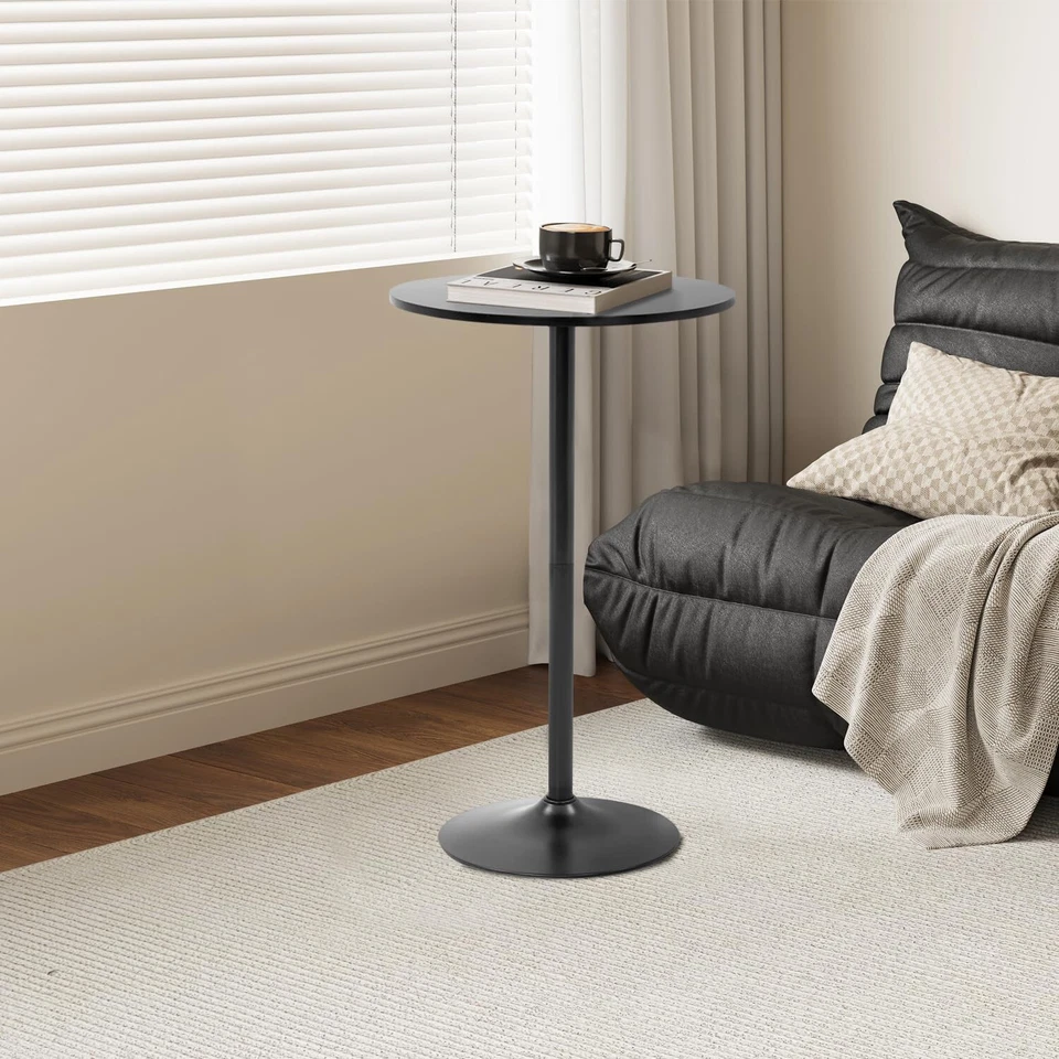 酒吧桌 40 英寸圆桌高度顶级酒吧桌鸡尾酒桌家用,2 件套 — 第 2/4 张图片