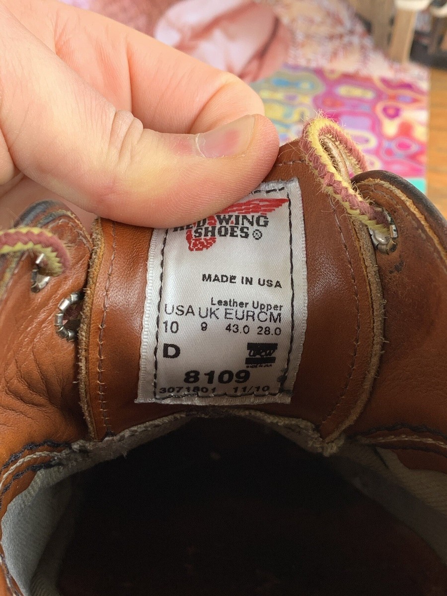 REDWING オックスフォード 8109 2010年製 25cm｜メンズ 