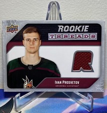 2021-22 Upper Deck Series 2 Hockey IVAN PROSVETOV #RT-PR ROOKIE THREADS JERSEY