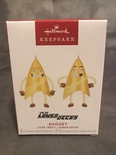 2023 Hallmark Keepsake Star Trek : Lower Decks Badgey Keepsake Ornaments Set
