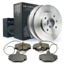 Bremsscheiben 247mm belüftet Bremsbeläge vorne für Citroen ZX N2 Break