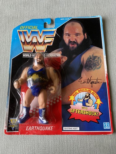 WWF HASBRO MOC FIGURE EARTHQUAKE Series 3...