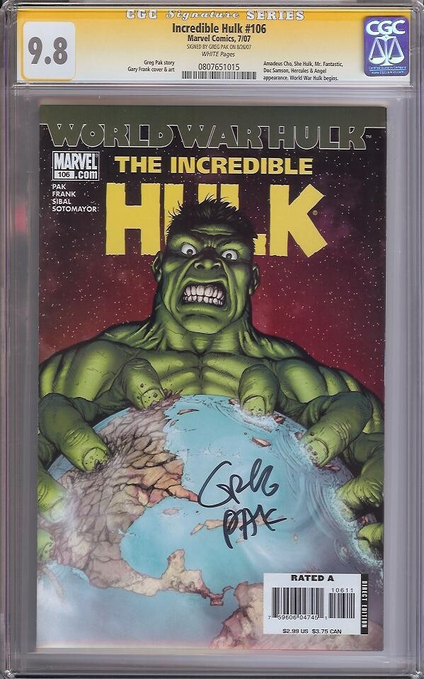 Incredible Hulk #106 Value - GoCollect