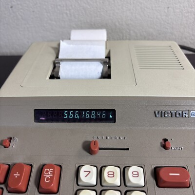 Calculatrice de bureau VICTOR 620 Vintage 70's Japan Desktop
