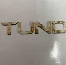 DESERT STORM Raised Plastic Letters Inserts Toyota Tundra 2014-2021 Tailgate
