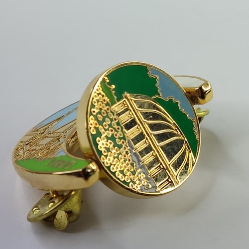 Rare Symbol Arts Ogden Utah Something For Everyone Pin Ski Gold Tie Lapel Pin - Picture 5 of 14