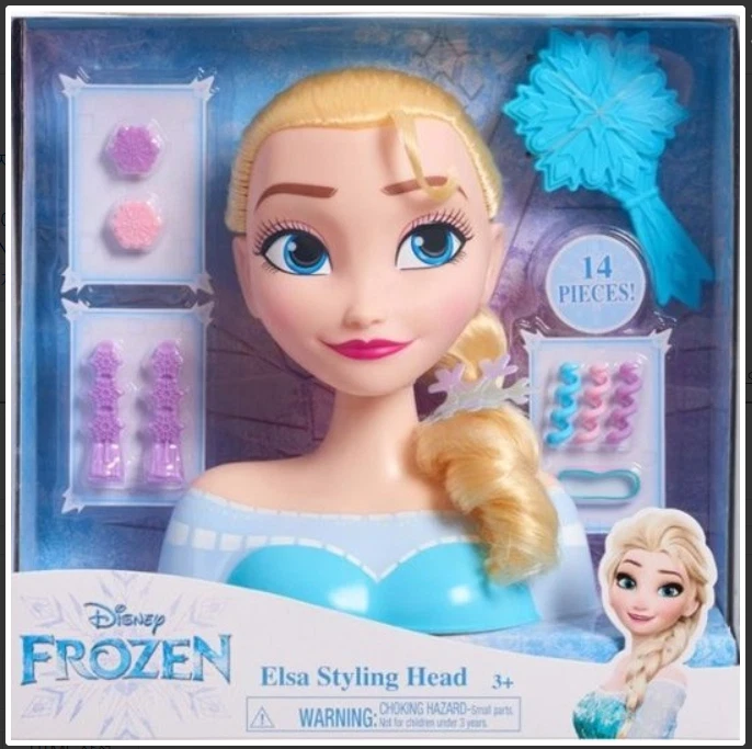 Disney Elsa Styling Head Frozen New eBay