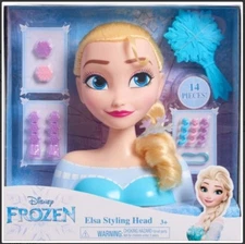 [Disney] Elsa Styling Head - Frozen - New
