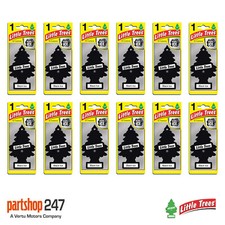 Image of 12 X Little Trees Magic Tree Car Air Freshener Freshner - Black Ice